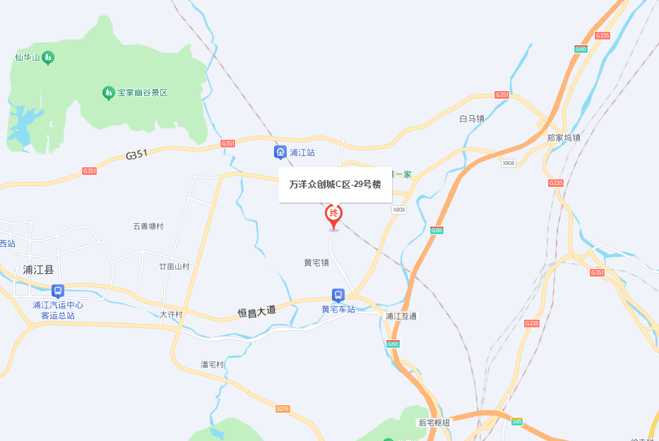 工厂地图位置